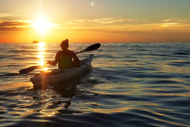 Poreč sunset sea kayaking tour - The harbor, old town, and Euphrasian Basilica