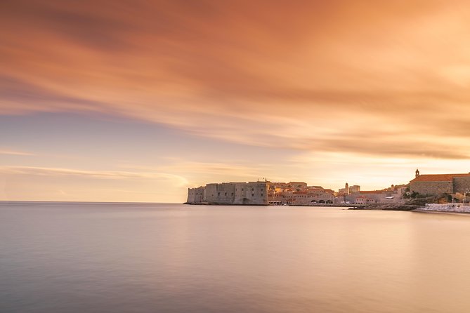 Private Dubrovnik Champagne Sunset Cruise - Leaving Gruz Harbour before sunset