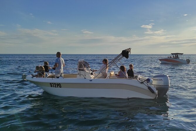 Private Guided Sunset Dolphin Watching in Adriatic Sea - Leaving Vrsar as the sun begins to drop