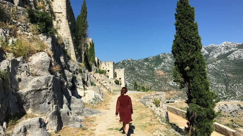 Private Krka National Park & Klis Fortress from Split - Klis Fortress and the view over Split