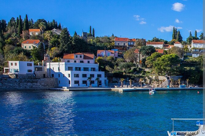 Private Speedboat Tour | Caves Beaches Islands and more - Lopud: a sandy beach and a taste of old Dubrovnik