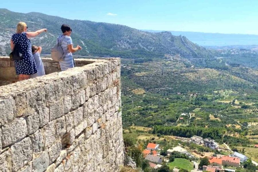 Private Split and Klis Fortress: A Unique Shore Excursion - Climbing Into Klis Fortress