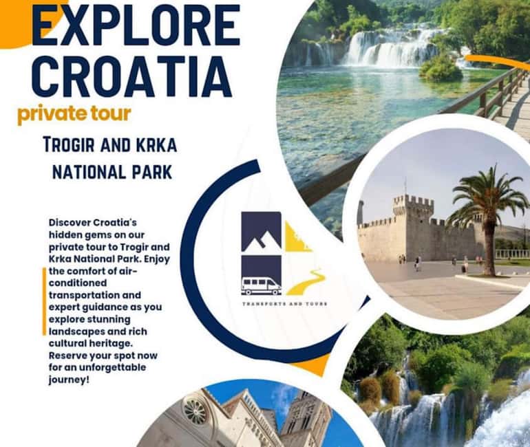 Private tour from Split area: Trogir and Krka National Park - Key points to know before booking