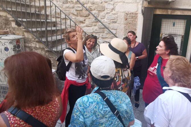 Private Walks & Storytelling - the best small group tour in Split - Entering Diocletian’s Palace through its underground rooms