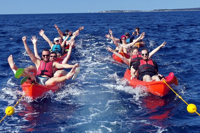 Pula Boat & Kayak Adventure - Riding offshore toward the Muzil coast