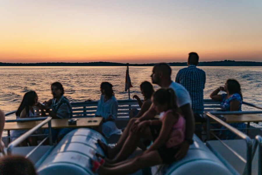 Pula: Brijuni Sunset Dolphin Cruise with Dinner & Drinks - Searching the Adriatic for dolphins