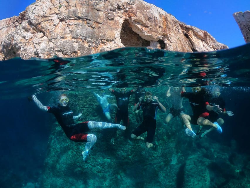 Pula: Cave Kayak, Snorkeling, Cliff Jumping All-in-one Tour - Optional cliff jumping up to 15 meters