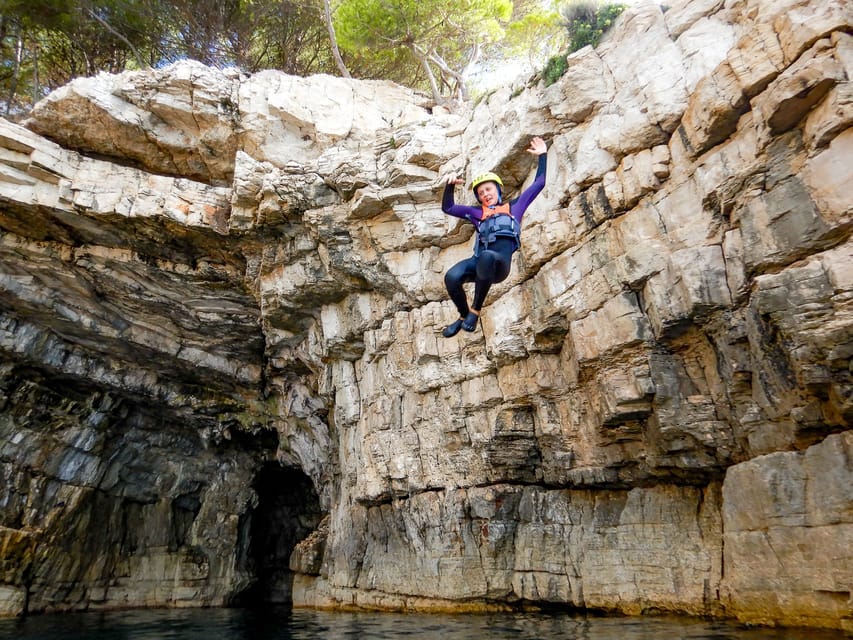Pula: Coasteering Adventure with Guide and Photos - Caves, cracks, and a small coastal canyon