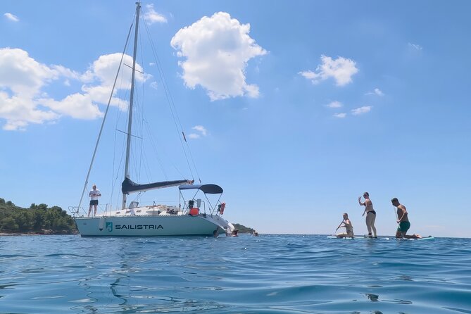 Pula: Half-Day Sailing with Drinks, SUP & GoPro (Max 6 Guests) - Setting sail from Marina Polesana