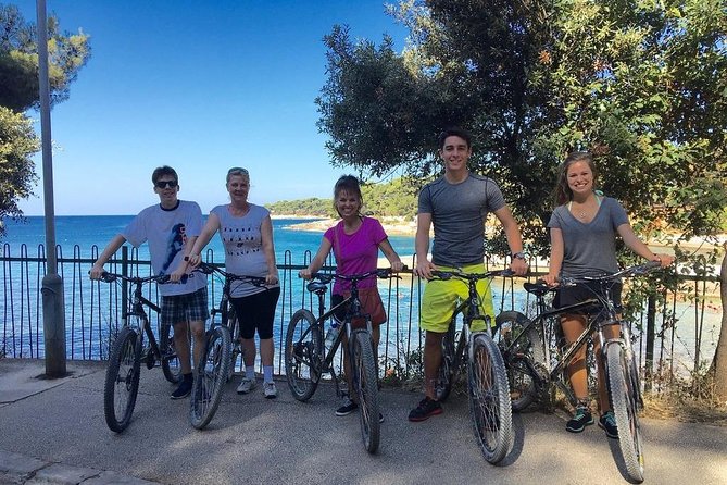 Pula Highlights Bike Adventure - Starting across from Pula Arena