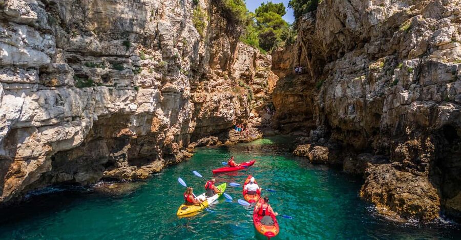 Pula: Kayak Adventure with Cave & Island Snorkeling - A coastal outing with more than one highlight