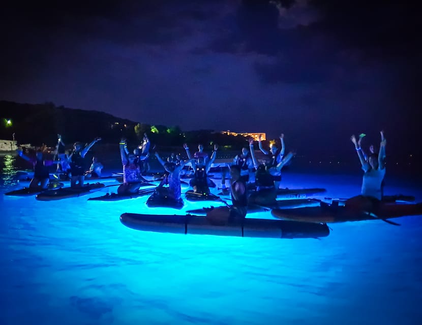 Pula: Night LED Stand-Up Paddle Board Tour - Starting at Metta Float SUP Tours near Verudela Beach