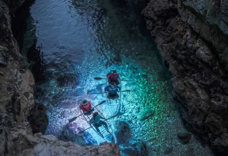 Pula: Night-Time Sea Kayaking Tour in Transparent Kayak - Should you book the transparent kayak tour?
