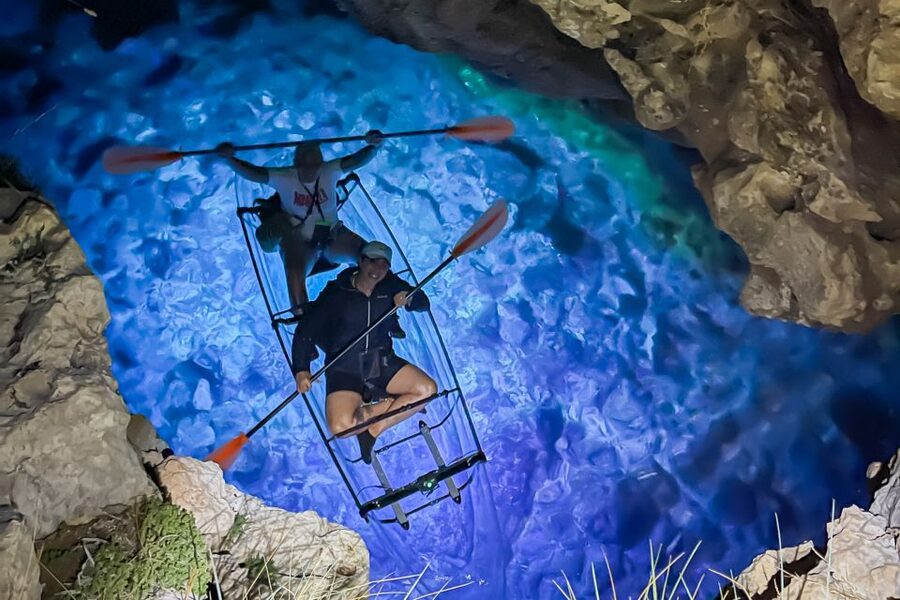 Pula: Night-Time Sea Kayaking Tour in Transparent Kayak - Setting out from Histria Beach in Verudela