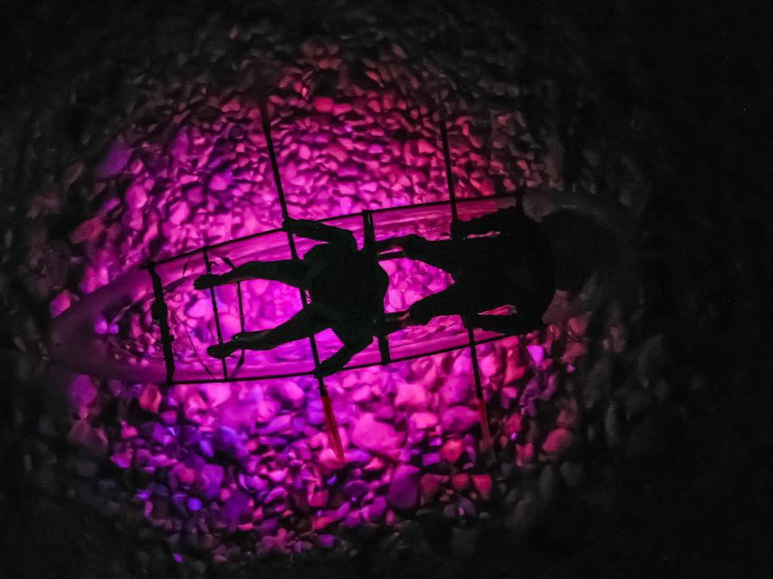 Pula: Night-Time Sea Kayaking Tour in Transparent Kayak - The glowing cave stop