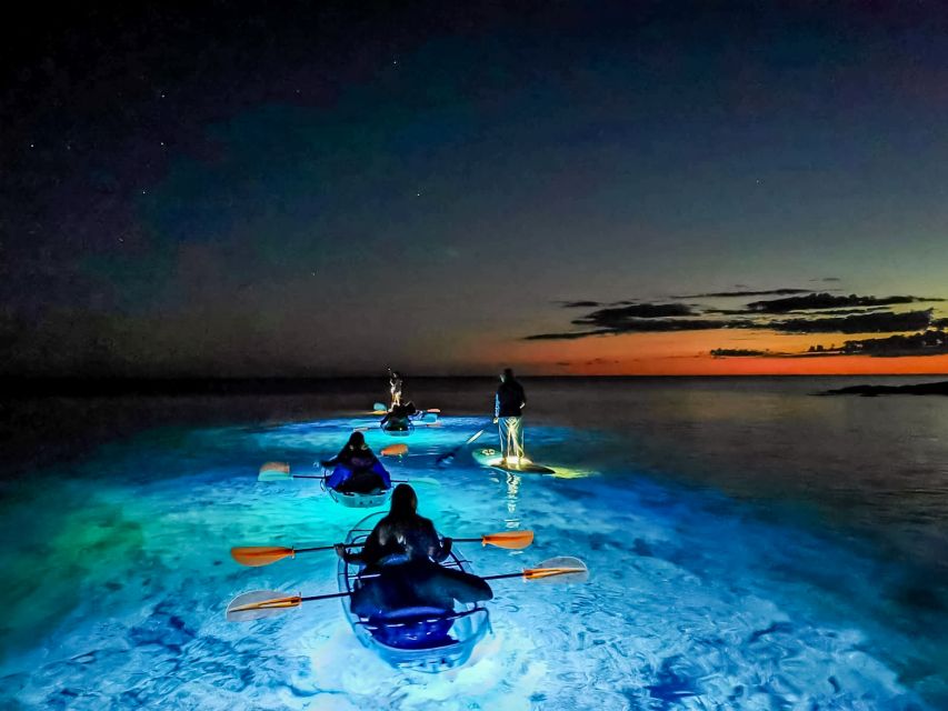 Pula: Night-Time Sea Kayaking Tour in Transparent Kayak - How hard is the paddling?