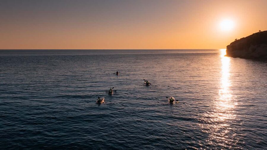 Pula:Sunset Kayak tour with glowing transparent kayak - Why this Pula kayak tour feels different