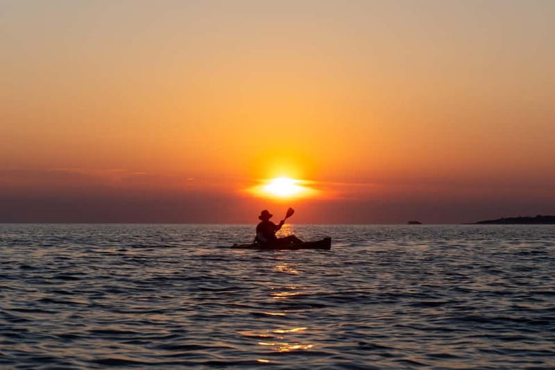 Pula:Sunset Kayak tour with glowing transparent kayak - Starting at Stoja Beach near Modo Hotel
