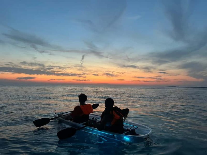 Pula: Sunset/Night Illuminated Transparent Kayak Tour - What is included, and why it matters