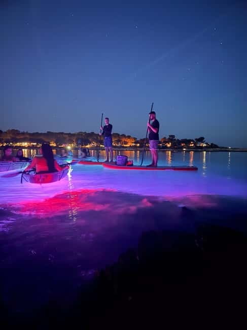 Pula: Sunset/Night Illuminated Transparent Kayak Tour - Meeting at Valovine Beach near Stoja