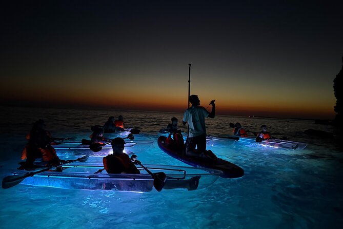 Pula: Sunset/Night-time Illuminated Transparent Kayak Tour - Photos and videos make the outing easier to enjoy