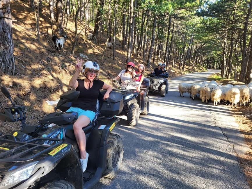 Quad tour to Biokovo Skywalk - A Snack Stop Before the Skywalk