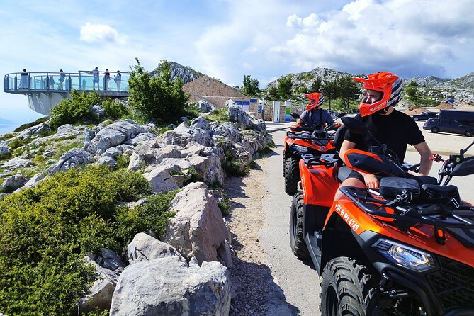 Quad Tour to skywalk biokovo Makarska by Amigos - Driving instruction and a maximum of two people