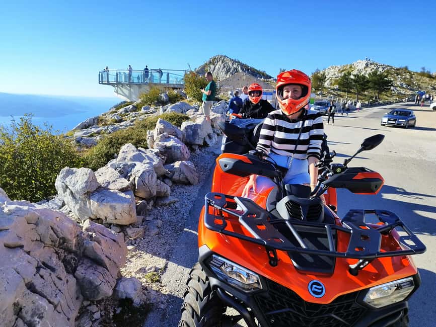 Quad Tour To Skywalk Biokovo With Skip the line Tickets - The ride back through the park