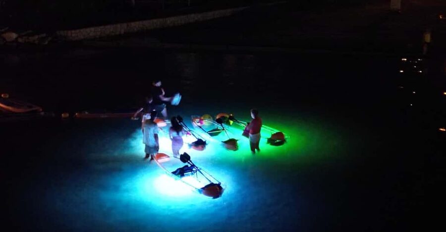 Rab: Night adventures illuminated transparent kayaks - Key points before you book
