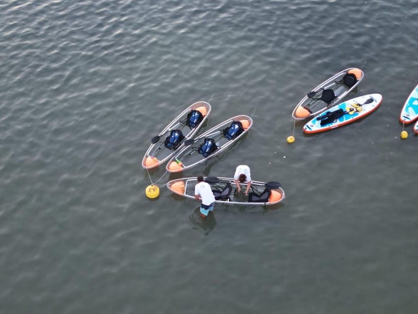 Rab: Night adventures illuminated transparent kayaks - One hour of guided paddling under the LEDs