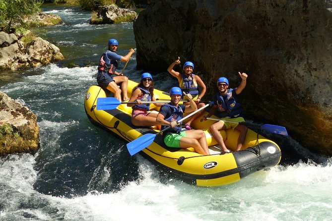 Rafting Experience in the Canyon of the River Cetina - Getting ready at Luka Rafting