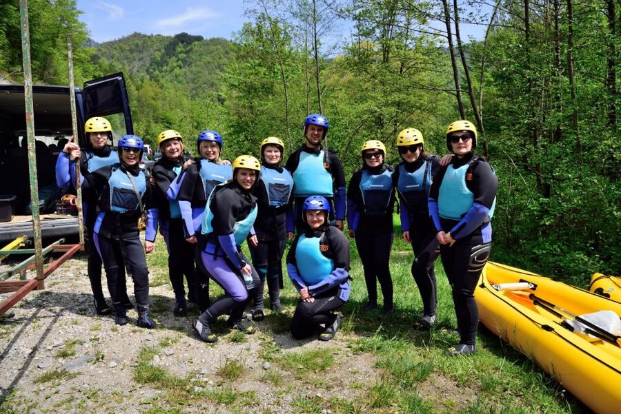 Rafting/Kayaking adventure river Kupa - Spring, autumn, and summer offer different river trips
