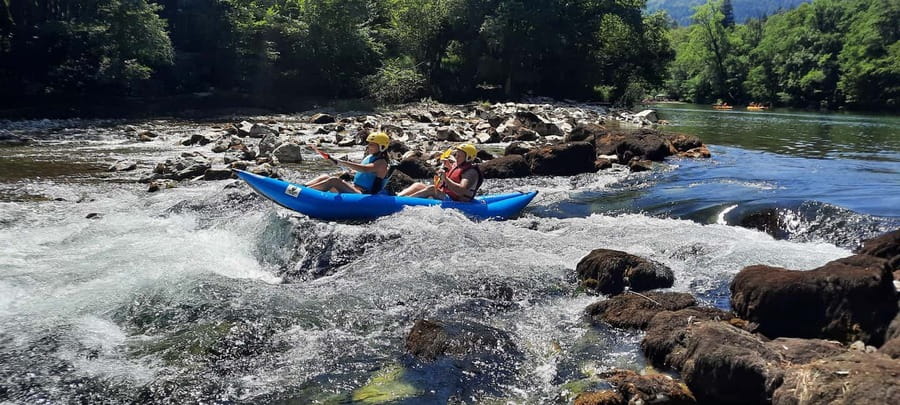 Rafting/Kayaking adventure river Kupa - Raft or kayak: what you are really choosing