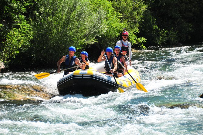 Rafting on Cetina River Departure from Split or Blato na Cetini village - Cliffs, forest, and a river swim