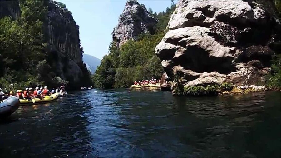 Rafting on Cetina river from Split - The Cetina scenery is a major part of the value