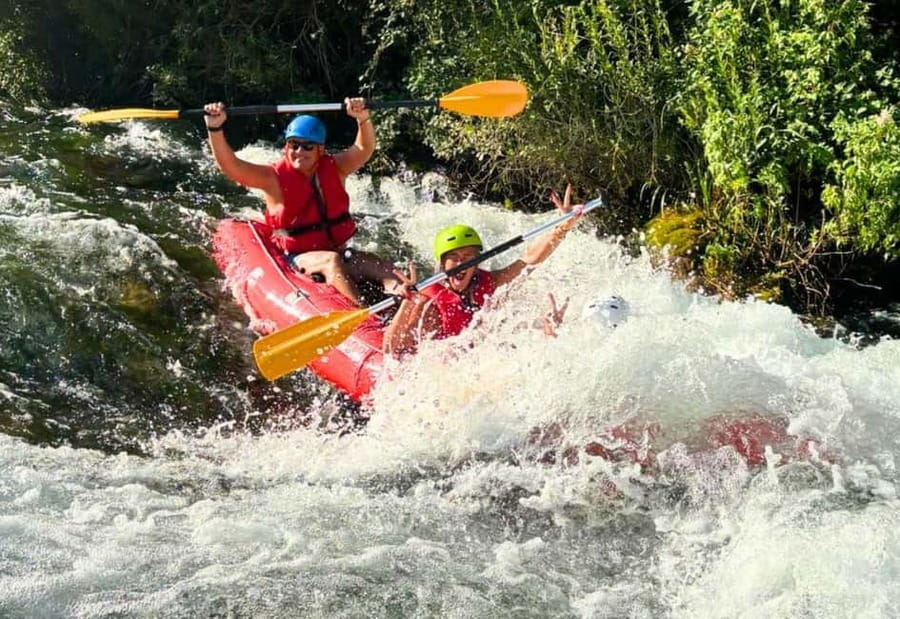 Rafting on Cetina River - Standard Route - Split, Omiš - Waterfalls, canyon walls, and time to look up