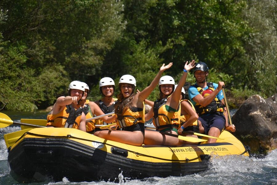 Rafting on the Cetina river - How the $53 price compares with the experience