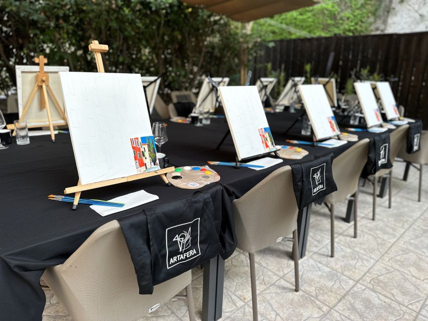 Rovinj: Artafera painting workshops - Paint, wine & more - What the 150-Minute Workshop Is Really Like