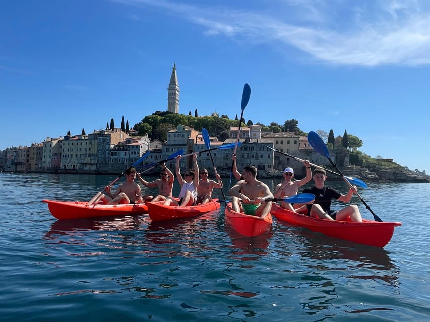 Rovinj: BUBA-KAYAK TOURS, snorkeling, cliff jupming&drinks - Who will enjoy this most