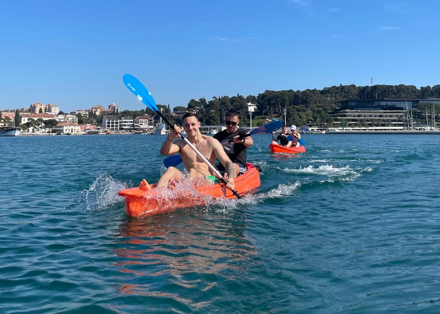 Rovinj: BUBA-KAYAK TOURS, snorkeling, cliff jupming&drinks - Paddling toward Rovinj’s Old Town