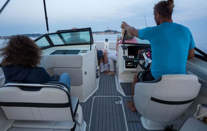 Rovinj: Dolphin Watching Sunset Speedboat Tour with Drinks - Leaving from one of six Rovinj pickup points