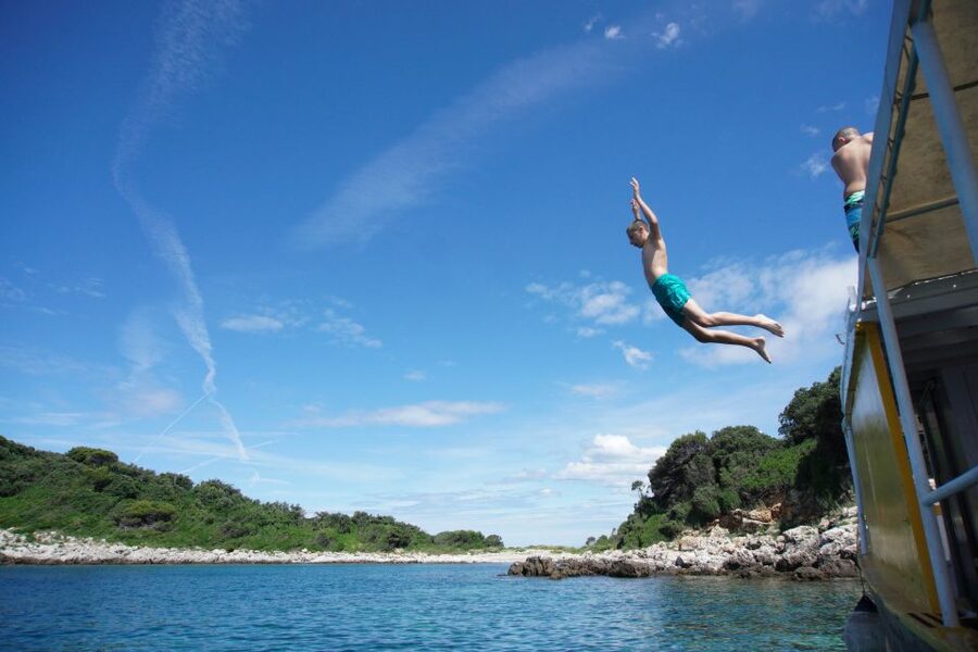 Rovinj Islands Boat Tour with Swimming - Key points at a glance