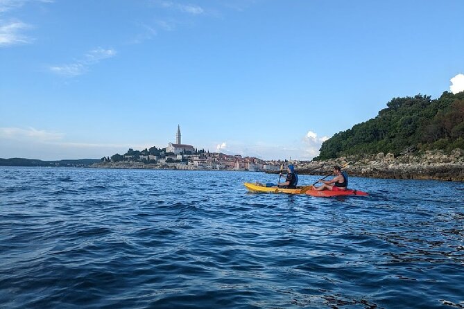 Rovinj Sunset kayaking tour - The paddle toward Figarola