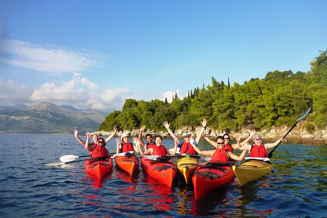 Sea Kayaking and Snorkeling to Green Cave on Sipan island from Lopud - Returning through Ruda and its second cave
