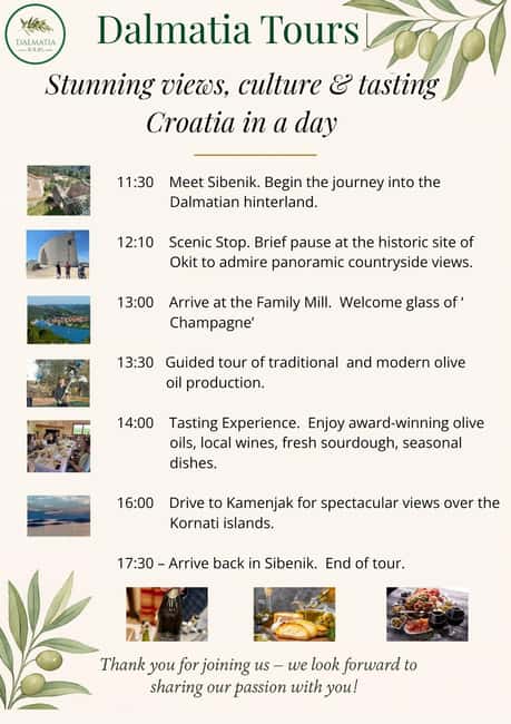 Sibenik: Stunning views, History & Tasting - Croatia in day - Why this Šibenik half-day tour feels different