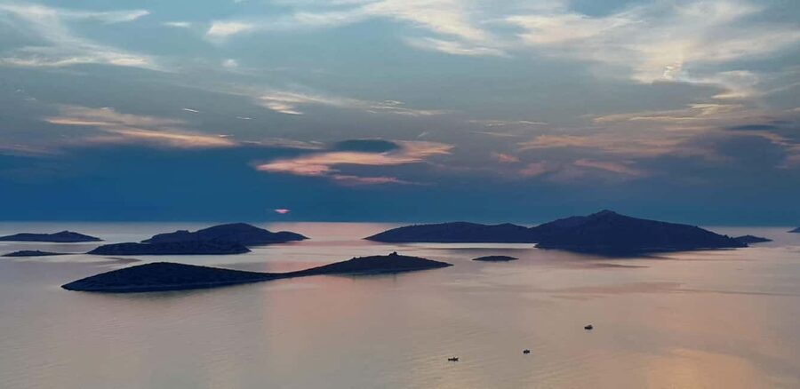 Sibenik: Stunning views, History & Tasting - Croatia in day - Okit Hill and the view toward the Kornati Islands