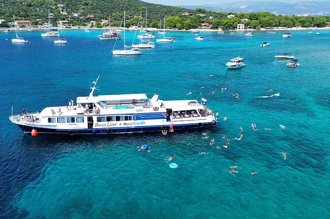 Slatine - Island Hopping Excursion (Trogir/Blue Lagoon/Shipwreck) - A full day from Slatine, with plenty of time on the water