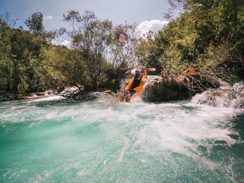 Slunj: River and Waterfalls Kayaking on Mrežnica river - Meeting at Hotel Mirjana & Rastoke