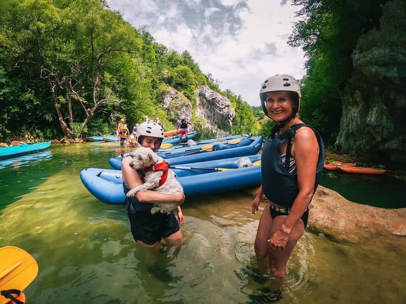 Slunj: River and Waterfalls Kayaking on Mrežnica river - Paddling the five-kilometer Primišlje section