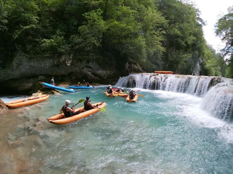 Slunj: River and Waterfalls Kayaking on Mrežnica river - The 20-minute ride to Primišlje